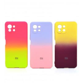 گارد سیلیکونی دو رنگ مدل Xiaomi MI 11LITE
