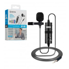 میکروفن یقه ای به همراه تقویت کننده صدا بویا (BOYA) مدل BY-M1Pro