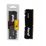 رم کامپیوتر KingSton مدل 16GB DDR4 FURY BEAST 3200 KF432C16BB1A/16