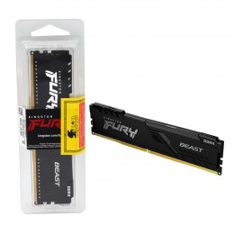رم کامپیوتر KingSton مدل 8GB DDR4 FURY BEAST 2666 KF426C16BB/8