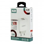 شارژر 2 پورت + کابل تایپ سی ارلدام (Earldom) مدل ES-196