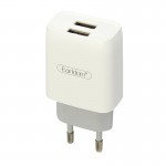 شارژر 2 پورت + کابل تایپ سی ارلدام (Earldom) مدل ES-196