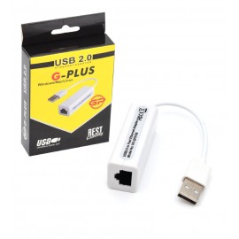 هاب و تبدیل USB2.0 به Ethernet برند G-Plus