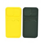 گارد سیلیکونی جاکارتی دار محافظ لنزکشویی مدل IPHONE 12