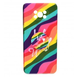 گارد طرحدار پاپ سوکت دار مناسب برای گوشی XIAOMI POCO X3