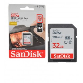رم دوربین سن دیسک (SanDisk) مدل 32GB Ultra 120MB/S
