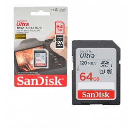 رم دوربین سن دیسک (SanDisk) مدل 64GB Ultra 120MB/S