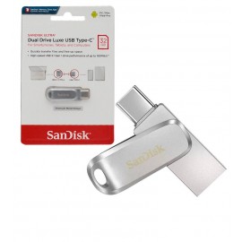فلش سن دیسک (SanDisk) مدل 32GB Dual Drive luxe USB3.1 TYPE-C گارانتی آسان سرویس