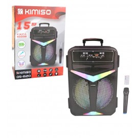 اسپیکر چمدانی بلوتوث رم و فلش خور کیمیسو (KIMISO) مدل QS-1520