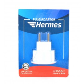 تبدیل 3 به 2 برق 16 آمپر هرمس (HERMES) مدل HR-08