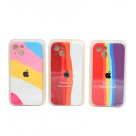 گارد سیلیکونی رنگین کمانی مناسب برای گوشی IPHONE 13