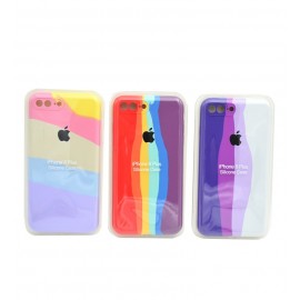 گارد سیلیکونی رنگین کمانی مناسب برای گوشی IPHONE  7/8PLUS