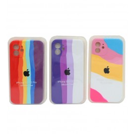 گارد سیلیکونی رنگین کمانی مناسب برای گوشی IPHONE 12/12PRO