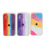 گارد سیلیکونی رنگین کمانی مناسب برای گوشی IPHONE 12/12PRO