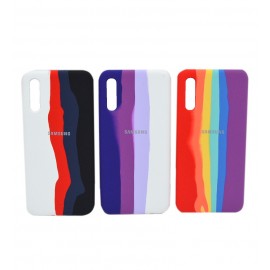 گارد سیلیکونی رنگین کمانی مناسب برای گوشی SAMSUNG GALAXY A50S