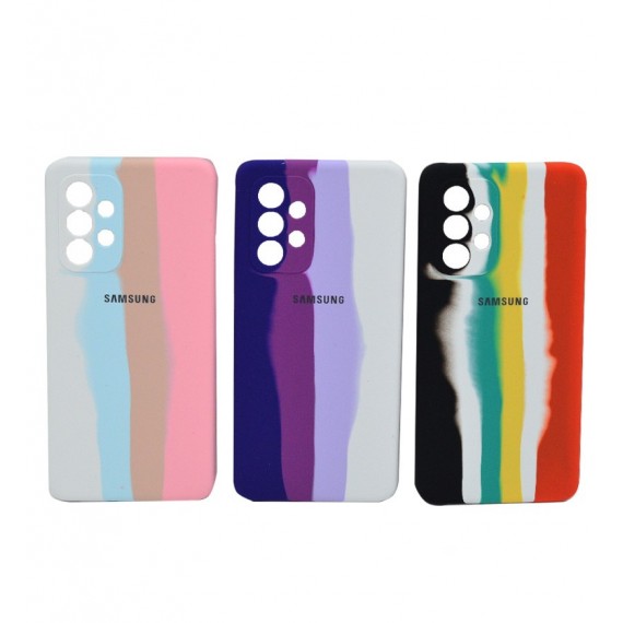 گارد سیلیکونی رنگین کمانی مناسب برای گوشی SAMSUNG GALAXY A53 5G