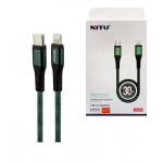 کابل (Type-C To Lightning) PD طول 30سانتی متر نیتو (NITU) مدل NC35