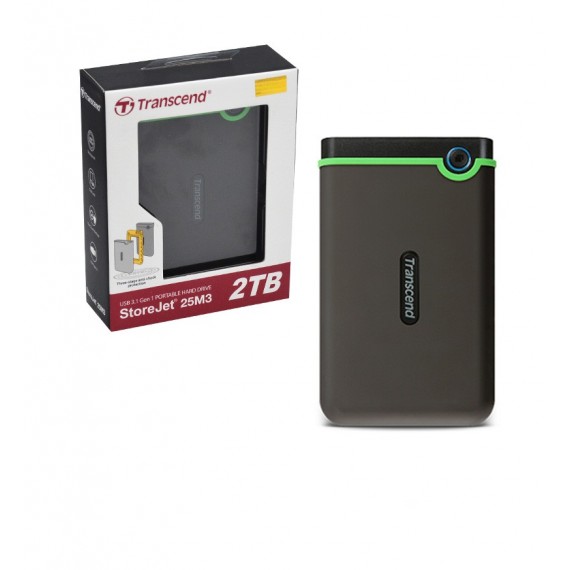 هارد اکسترنال ترنسند (Transcend) مدل StoreJet 25M3 ظرفیت 2 ترابایت