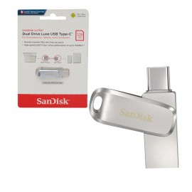 فلش سن دیسک (SanDisk) مدل 128GB Dual Drive luxe USB3.1 TYPE-C گارانتی ماهان رایانه ایرانیان گستر