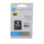 رم موبایل hp 32GB MicroSDHC UHS-1 mx230 100MB/S خشاب دار