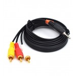 کابل 1 به 3 صدا و تصویر (RCA) طول 1.5 متر گریت (GREAT)