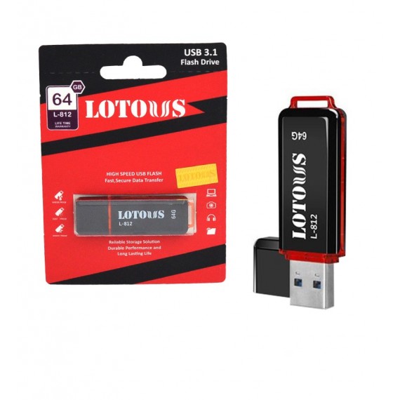 فلش لوتوس (Lotous) مدل 64GB usb3.1 مدل L-812