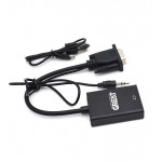 کابل تبدیل VGA به HDMI + کابل AUX و Adaptor گریت (GREAT)