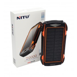 پاوربانک خورشیدی وایرلس نیتو (NITU) مدل NPB03 ظرفیت 20000mAh