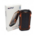پاوربانک خورشیدی وایرلس نیتو (NITU) مدل NPB03 ظرفیت 20000mAh