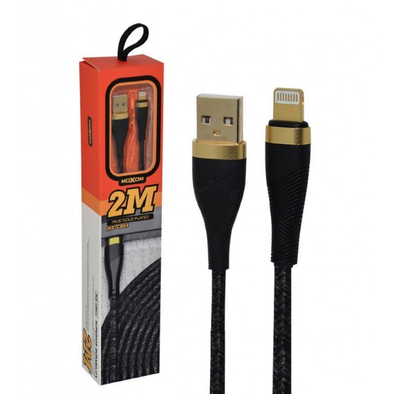 کابل آیفون Lightning کنفی موکسوم (MoXom) طول 2 متر مدل MX-CB64