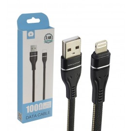 کابل آیفون (lightning) فلت کنفی طول 1 متر WUW مدل X112