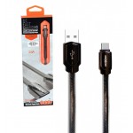 کابل TYPE-C موکسوم (MoXom) طول 1 متر فلت مدل MX-CB10