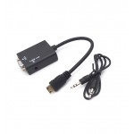 تبدیل Mini HDMI به VGA طول 0.2 متر + کابل صدا AUX