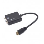 تبدیل Mini HDMI به VGA طول 0.2 متر + کابل صدا AUX