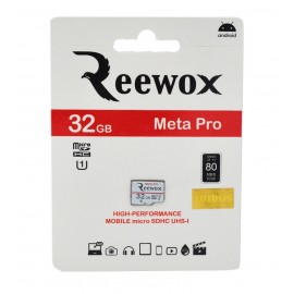 رم موبایل REEWOX مدل 32GB META PRO micro SD HC 533X