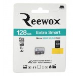 رم موبایل REEWOX مدل 128GB EXTRA SMART micro SD XC U3 A2