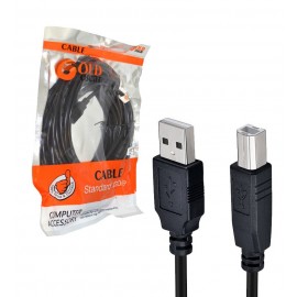 کابل پرینتر USB طول 5 متر Gold Oscar
