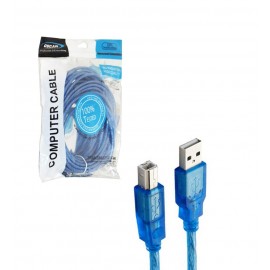 کابل پرینتر USB طول 10 متر Oscar آبی