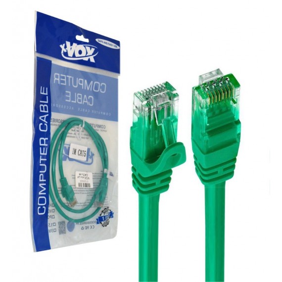 کابل شبکه CAT5 پچ کرد طول 1 متر xVOX