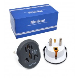 بسته 20 عددی تبدیل 3 به 2 برق مرکان (Merkan) ارت دار Grade A مدل B.M.A