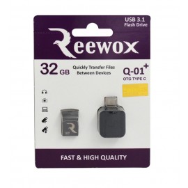 فلش و تبدیل ریووکس (REEWOX) (OTG TYPE-C) REEWOX مدل 32GB Q-01+ USB3.1