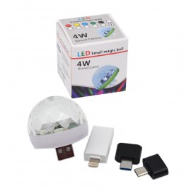 رقص نور کوچک USB رنگی