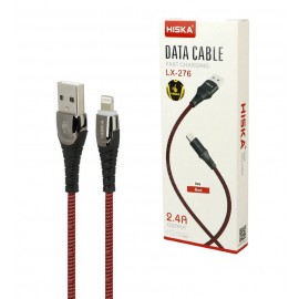 کابل آیفون (lightning) هیسکا (HISKA) طول 1 متر مدل LX-276