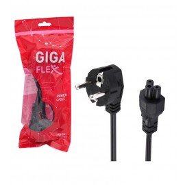کابل برق 3 پین لپ تاپ گیگافلکس (GIGA FLEX) 3×0.75 طول 1.5 متر