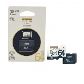 رم موبایل KLEVV CRAS 64GB MicroSDXC 100MB/S خشاب دار