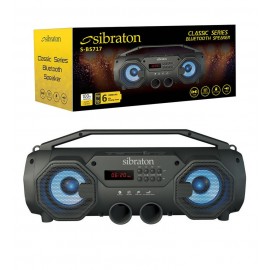 اسپیکر بلوتوثی قابل حمل سیبراتون (sibraton) مدل S-BS717