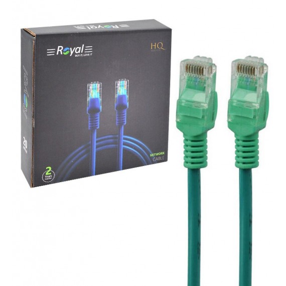 کابل شبکه CAT5E پچ کرد درجه یک طول 20 متر رویال (Royal)