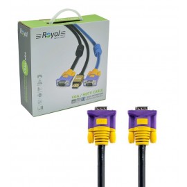 کابل VGA (3+6) طول 30 متر رویال (ROYAL)
