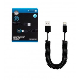 کابل آیفون (lightning) فنری طول 1.8 متر Oscar مدل C-662