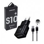 شارژ اورجینال + کابل تایپ سی Samsung Galaxy S10 Plus
